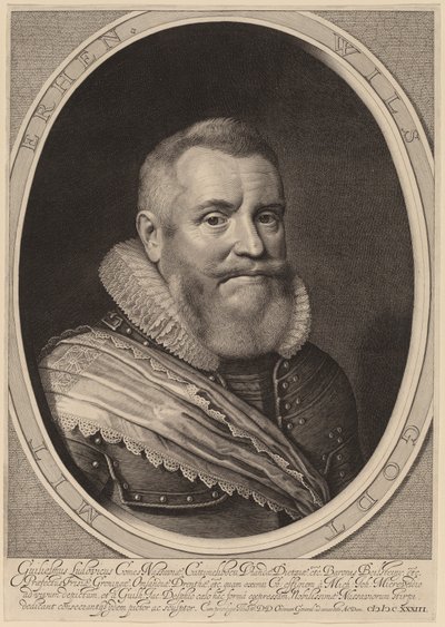 William Louis, greve af Nassau-Beilstein af Willem Jacobsz Delff after Michiel van Miereveld