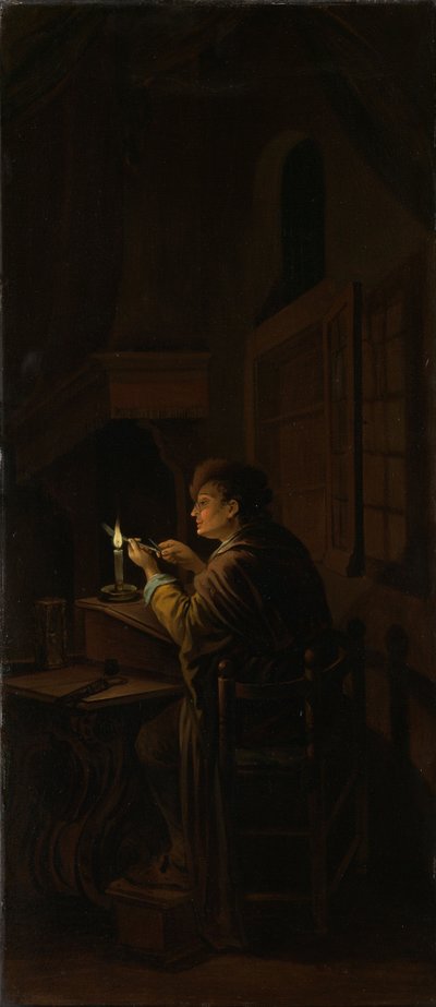 Højre panel i et triptykon: Allegori over kunstuddannelse af Willem Joseph Laquy