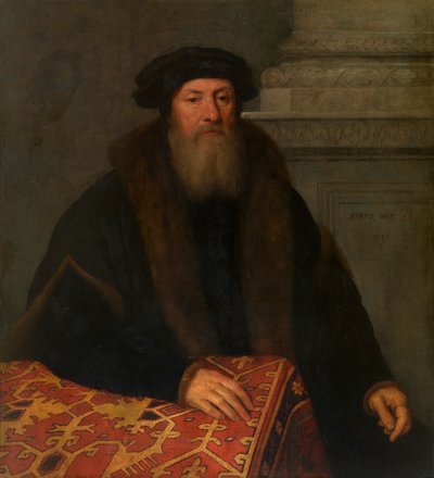 Portræt af en mand (olie på lærred, overførsel fra panel) af Willem Key