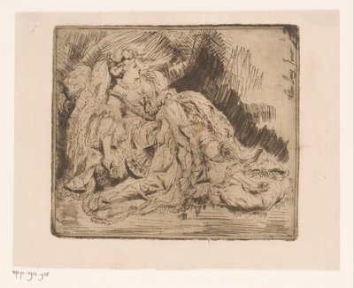 hvilende skuespillerinde af Willem Linnig (II)