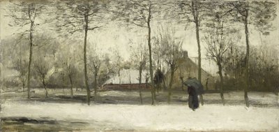 Vinterlandskab, ca. 1875 (olie på lærred) af Willem Maris