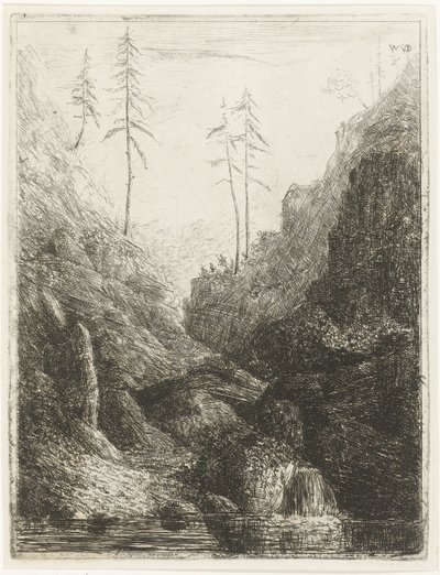 Klippelandskab af Willem Matthias Jan van Dielen