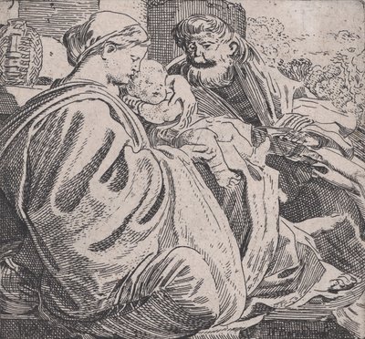 Den hellige familie hviler, ca. 1615. af Willem Pietersz. Buytewech