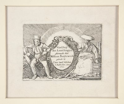 Titelside til The Set of the Landscapes af Willem Pietersz. Buytewech