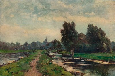 Nær Gouda, 1800-tallet af Willem Roelofs