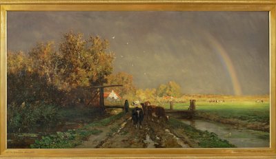 Regnbuen, ca. 1874-75 (maleri på lærred) af Willem Roelofs