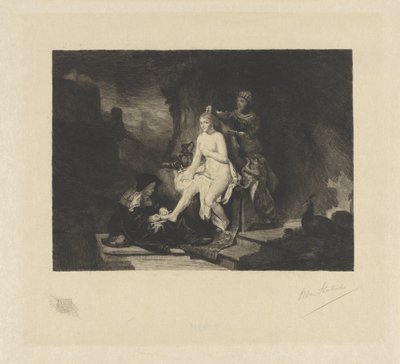 Bathshebas toilet af Willem Steelink (II) (signed by artist)