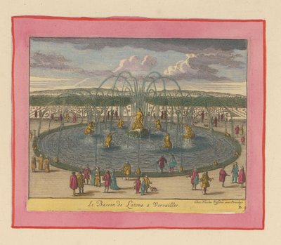 Bassin de Latone in den Gärten von Versailles af Willem Swidde