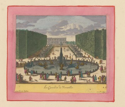 Kaskaden in den Gärten von Versailles af Willem Swidde