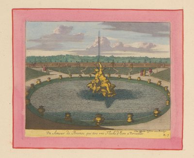 Amorbrunnen in den Gärten von Versailles af Willem Swidde