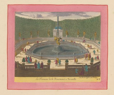 Brunnen des Ruhms in den Gärten von Versailles af Willem Swidde