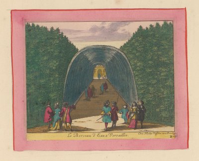 Wasserbecken in den Gärten von Versailles af Willem Swidde