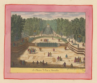 Wassertheater in den Gärten von Versailles af Willem Swidde