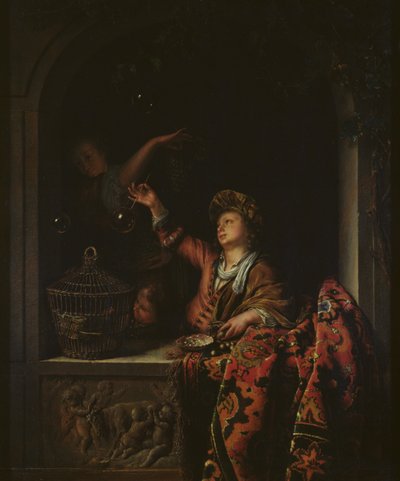 Sæbebobler af Willem Van Mieris