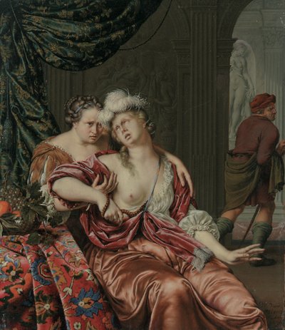 Kleopatras død, 1694 af Willem Van Mieris