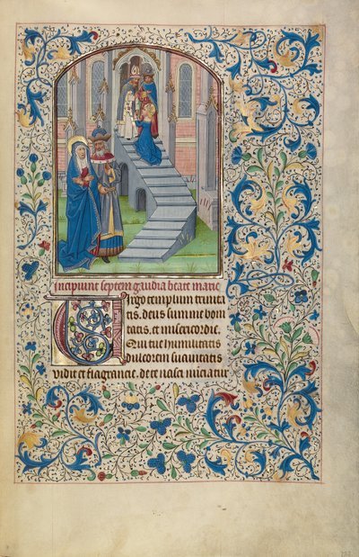 Præsentationen af Jomfru Maria i templet af Willem Vrelant