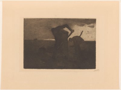 Tre kartoffeloptagere af Willem Witsen (signed by artist)