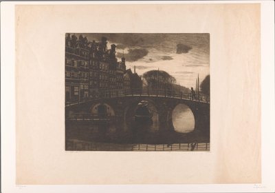 Brouwersgracht, Amsterdam af Willem Arnoldus Witsen