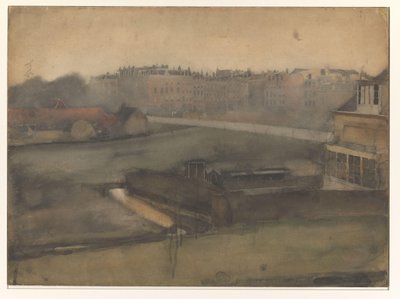 Udsigt på Oosterpark i Amsterdam af Willem Arnoldus Witsen