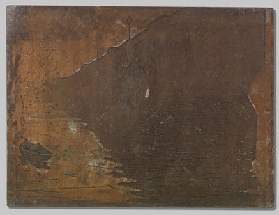 Udsigt over Waterloo Bridge i tågen i London af Willem Arnoldus Witsen