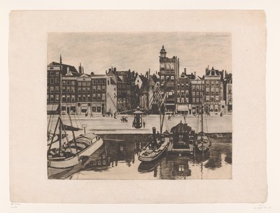 Udsigt over Damrak af Willem Witsen