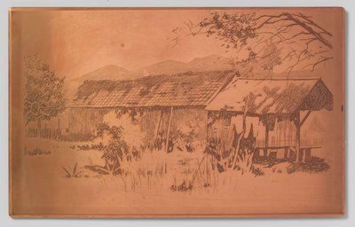 Langt udhus, Gambar af Willem Arnoldus Witsen