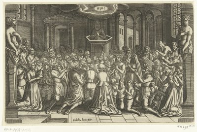 Tak for lettelsen af ​​Leiden, 1574 Leiden under belejringen og nødhjælpen, 1574 (serietitel) af Willem de Haen