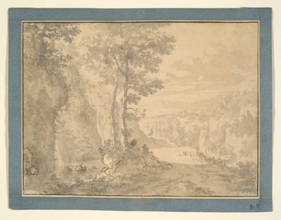 Skovscene af Willem de Heusch