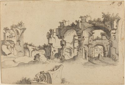 Badene i Caracalla, Rom af Willem van Nieuwlandt II