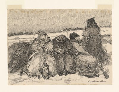 Fresh Merry War (original titel på objekt) af Willem van Schaik (signed by artist)