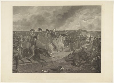 Prins af Orange i slaget ved Quatre-Bras, 1815 af Willem van Senus