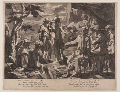 Areopagite Judges of Athens, plade 8 fra Retfærdighedens Troner (Thronus Iustitiae) af Willem van Swanenburgh