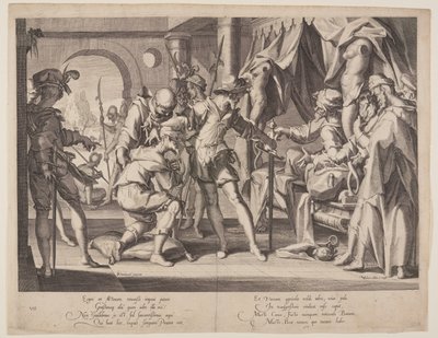 Grev William tillader halshugning, planche 7 fra Thrones of Justice (Thronus Iustitiae) af Willem van Swanenburgh