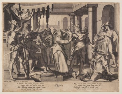 Salomons dom, plade 2 fra Retfærdighedens troner (Thronus Iustitiae) af Willem van Swanenburgh