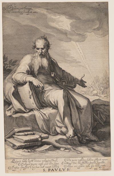 Paulus, fra Syndere i Det Gamle og Det Nye Testamente af Willem van Swanenburgh
