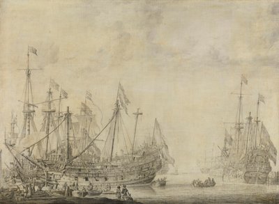 Skibe efter Slaget af Willem van de Velde (I)