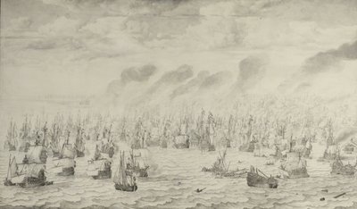 Slaget ved Terheide Slaget ved Terheide, 10. august 1653: en episode fra den første engelsk-hollandske krig (1652-54) af Willem van de Velde (I)