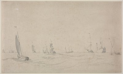 Forsendelse på et barsk sø af Willem van de Velde
