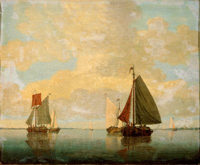 Sejlbåde, 1600-tallet af Willem van de Velde the Younger
