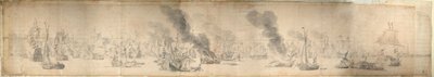 Slaget ved Øresund, 29. oktober 1658, ca. 1658 (papir) af Willem van de the Elder Velde