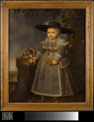 Portræt af en lille dreng af Willem van der Vliet (ca. 1584 1642)