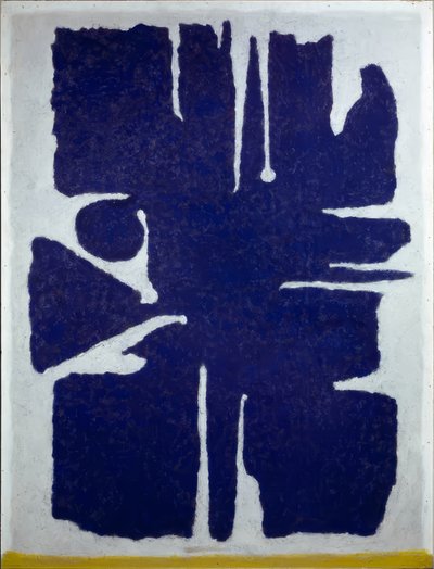 Aru mørkeblå af Willi Baumeister