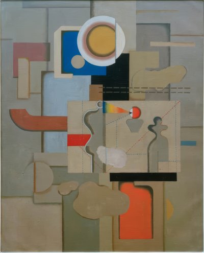 atelierbillede af Willi Baumeister