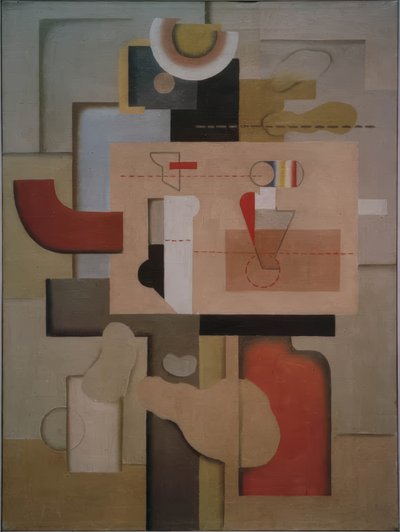 Atelierbillede I af Willi Baumeister