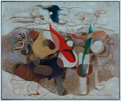 Eidos med landskab af Willi Baumeister