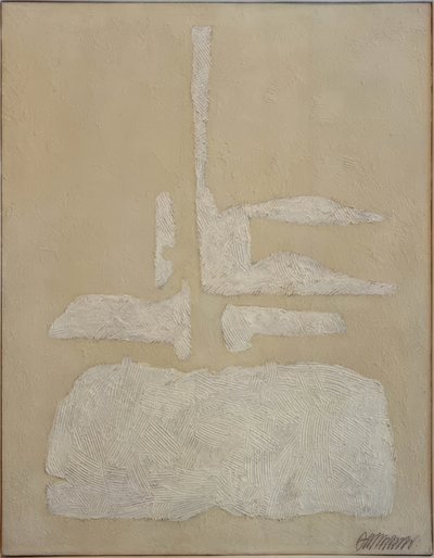 Hani-i-weiß med kamgarn af Willi Baumeister