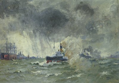 Norsk lodsbåd af Willi Otto Max Lange