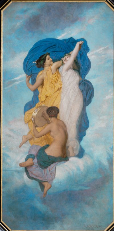 Dansen, udsmykning til en stue (olie og voks på lærred) af William-Adolphe Bouguereau