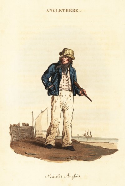Britisk sømand i Lord Nelsons flåde af William (after) Alexander