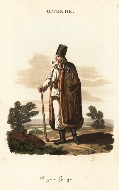 ungarsk bonde af William (after) Alexander
